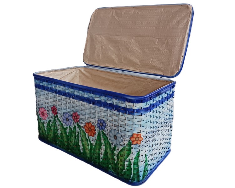 26-0049/1 CESTO PORTA BIANCHERIA BAULE CM 64X33X35 H 26-0049/1 CESTO PORTA BIANCHERIA BAULE CM 64X33X35 H